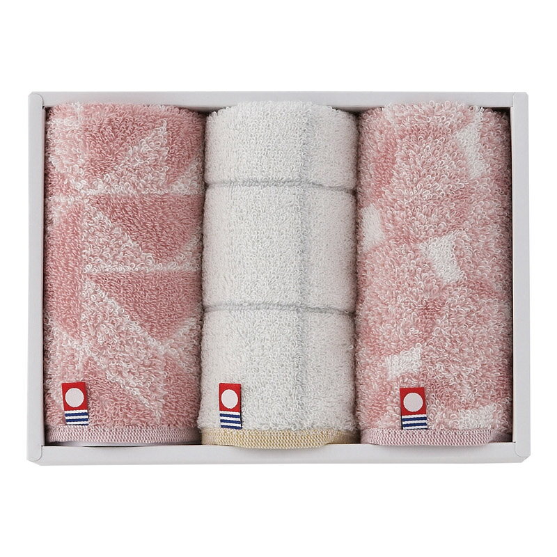 Pucci 今治タオルハンカチ3P ピンク (22709-48015-109) [キャンセル・変更・返品不可]