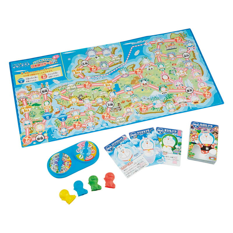 どこでもドラえもん 日本旅行ゲーム+ミニ (08400-2) [キャンセル・変更・返品不可]のサムネイル