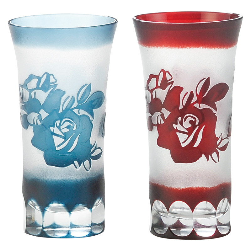 切子屋 ペア一口ビール (UGS-04)