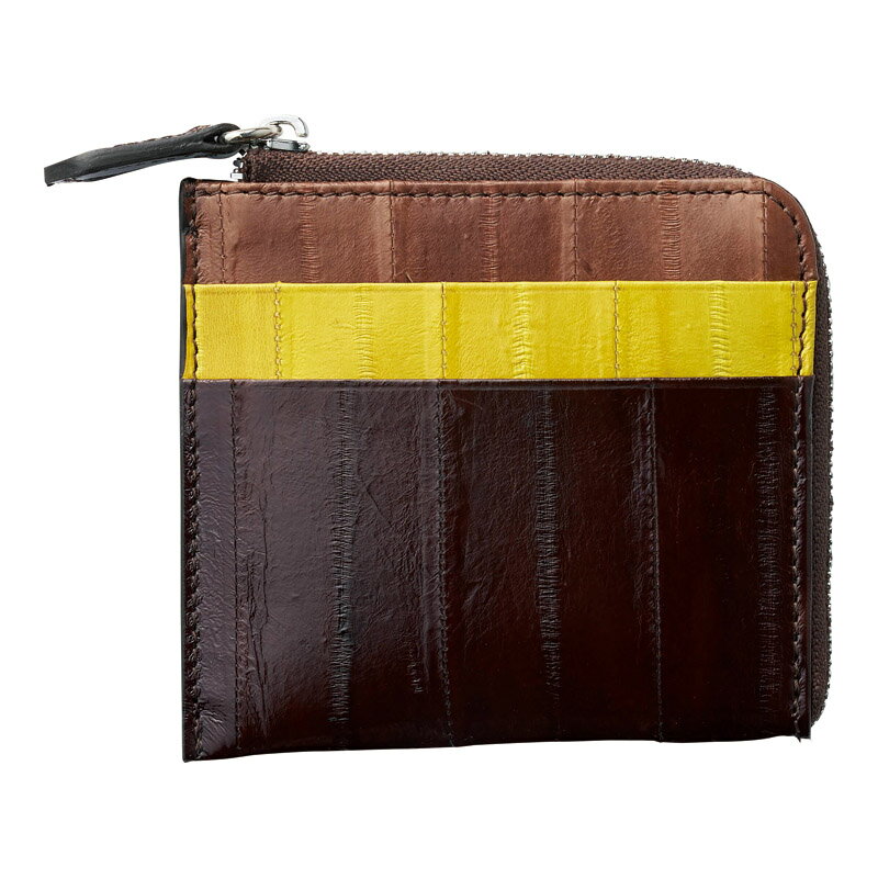 シルヴァノ・ビアジーニ L字ジップ財布(ウナギ革) (2024EEL)