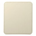 レザーマウスパッド(スクエア) ミルキーホワイト (TS-0997-044)