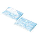 ポケットティッシュ10w花柄(1P) 青 (m-2)