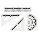 定規セット(ジップパック入) (887213)