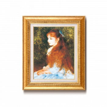 ルノワール名画額F6金「可愛いイレーネ」