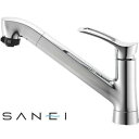 三栄水栓 SANEI シングルワンホールスプレー混合栓 寒冷地用 K87120TJK