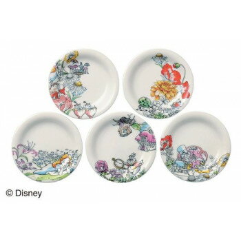 Disney ディズニー アリス D-AL01 小皿5Pセット 29789