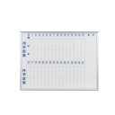 馬印 MAJI series(マジシリーズ)壁掛 スチールホワイト 予定表(月予定表)ホワイトボード ヨコ使い用 W1210×H910mm MV34M [ラッピ...