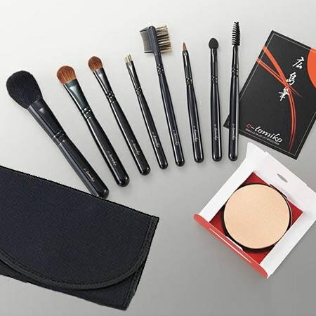 広島筆 メイクブラシセット 100 MBS-100 [ラッピング不可][代引不可][同梱不可]