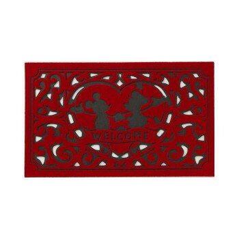 セトクラフト 玄関マット(ハート) レッド・SD-2173-RD [ラッピング不可][代引不可][同梱不可]