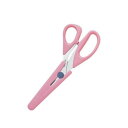 クロバー ステンレスはさみ「キャポ」 210(21cm) ピンク 36-653