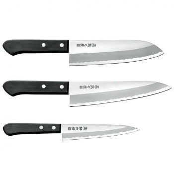 燕熟の技 三徳包丁165mm＆牛刀包丁180mm＆ペティナイフ135mm EJH-500