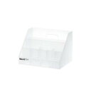 吉川国工業所 Life Module 収納ケース オーガナイザー スリム MX-02 ホワイト