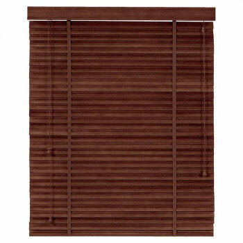 大島屋 バンブーS字ブラインド クラシカルウェーブ 室内用 201(ダークブラウン) 約88×108cm [ラッピング不可][代引不可][同梱不可]
