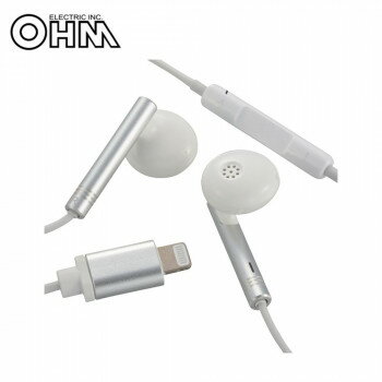 OHM AudioComm ライトニングイヤホン SMT-H12-W OHM AudioComm ライトニングイヤホン SMT-H12-W
