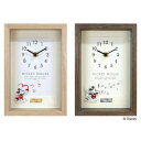 A.P.J. ディズニー ダイカットパーツクロック ミッキー ナチュラル・CLOCK99728