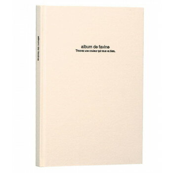 ナカバヤシ ドゥファビネ ブック式フリーアルバム 100年台紙 B5サイズ ホワイト アH-B5B-141-W