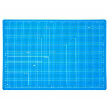 ナカバヤシ 折りたたみカッティングマット A3サイズ スカイブルー CTMO-A3SB
