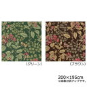 川島織物セルコン ジューンベリー マルチカバー 200×195cm HV1019S BR・ブラウン