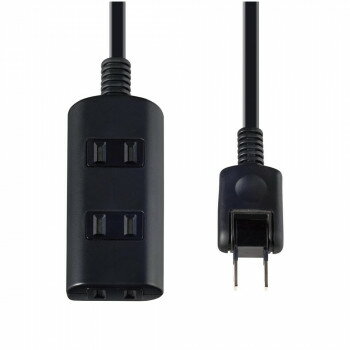 ELPA(エルパ) 扉付タップラン 3個口5m ブラック WBT-N3050B(BK)