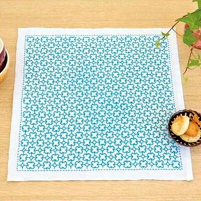 オリムパス 刺し子キット 一目刺しの花ふきん クロスつなぎ SK-316