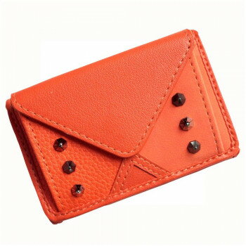 AWESOME(オーサム) 三つ折りミニ財布 アワーグラスシリーズ オレンジ AS-MW-HG01