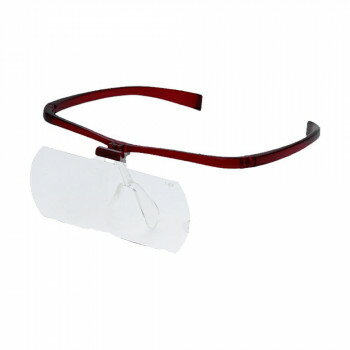 メガネルーペII HF-60D 1.6倍 ワイン 074008 メガネルーペII HF-60D 1.6倍 ワイン 074008