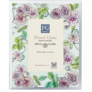 ユーパワー FGデザイン フォトフレーム 「バラ」 FF-02104