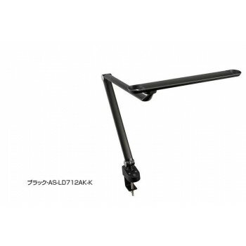 OHM LEDタッチ式調光アームライト ブラック・AS-LD712AK-K