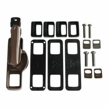 144KR-U 鍵付取替クレセント錠 R用 アンバー 00776865-001