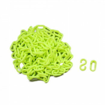 プラスチックチェーン(蛍光)♯6×3m スクリージョイント付 00096104-001