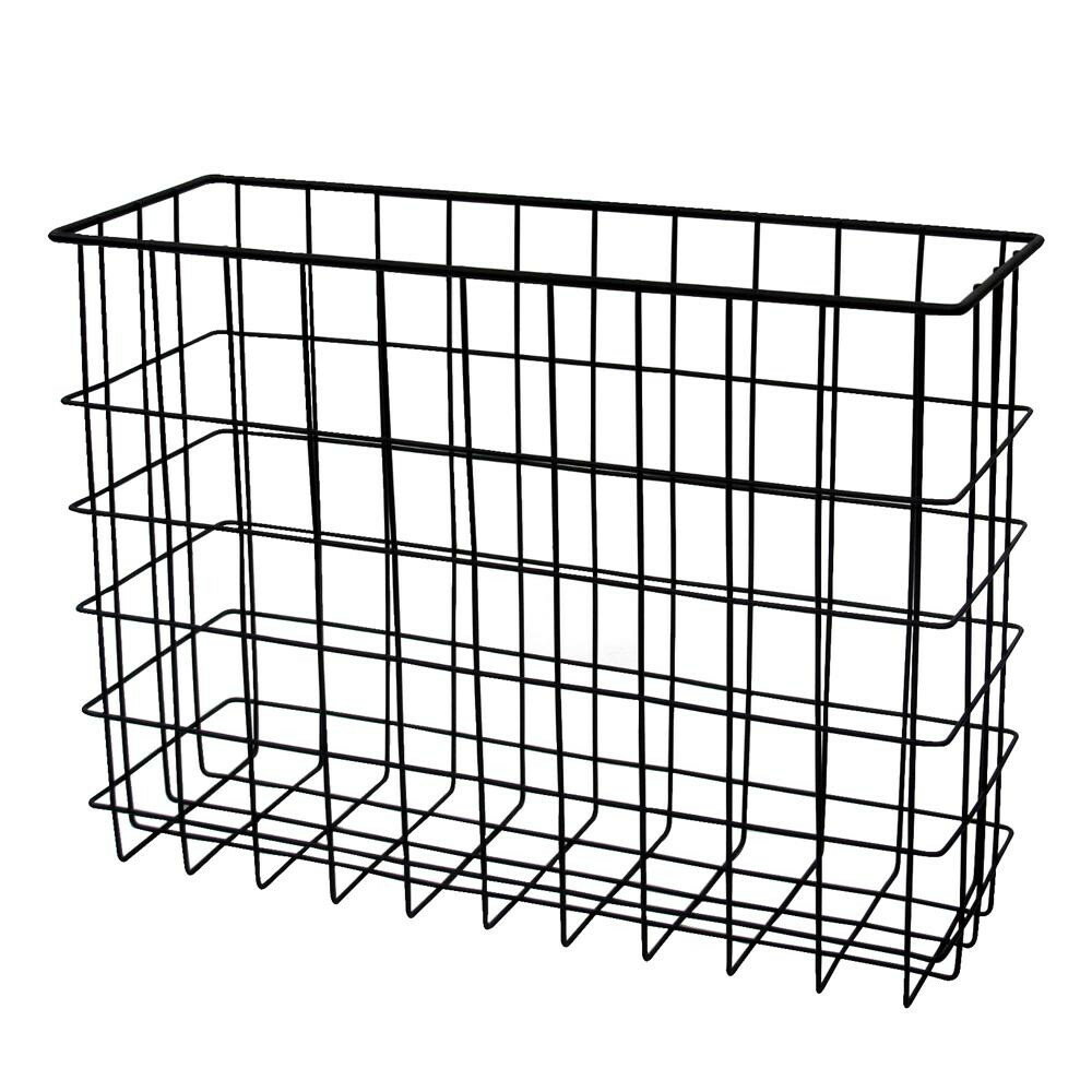 Raconter(ラコンテ) マガジンラック L ブラック 51233 [ラッピング不可][代引不可][同梱不可]