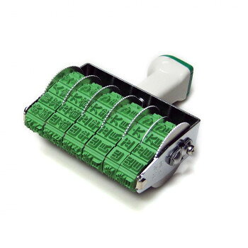 テクノタッチ回転印 和文日付(ゴシック体) 3号 タテ TK-WD3