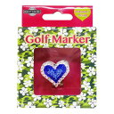 BEAUTY GOLFER ゴルフマーカー ハート GMN-1 ブルー