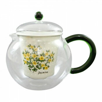 有田焼 セランドグラス おしゃれポット 500cc ジャスミン FC-550G