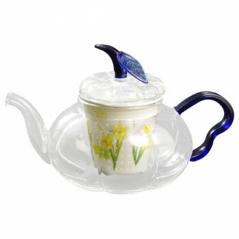 有田焼 セランドグラス パンプキンポットB 600cc 誕生花 1月 水仙 PB-600