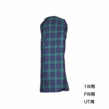 AZROF(アズロフ) スタイルヘッドカバー グリーンチェック 151 1W用