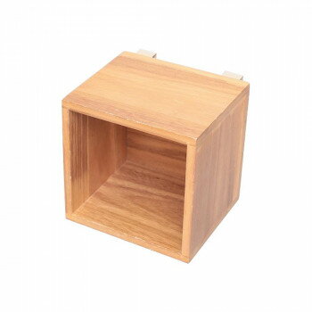 Other - すのこに掛けられる家具 箱1マス N(ナチュラル) KB-1