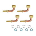 三栄 SANEI ペアホースL金具セット T4215-14S-10A