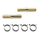 三栄 SANEI ペアホース金具セット T421-22S-15A