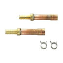 三栄 SANEI ペア樹脂管銅管金具セット T421-5S-10AX12.7