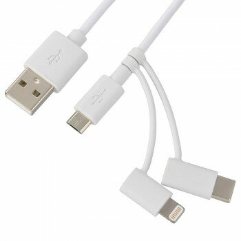 OHM 3in1USBケーブル SMT-L1MCL OHM 3in1USBケーブル SMT-L1MCL