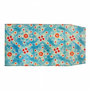 ヤンピーブックカバー フラワー ブルー 11919090036