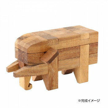 ウッドパズル ゾウ 10719850026