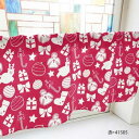 カフェカーテン オーナメント 1000×450mm 赤・41505
