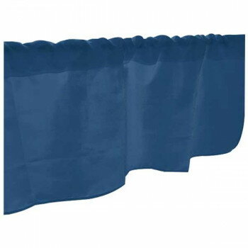 カフェカーテン 青 DIC435 1000×450mm 41771 [ラッピング不可][代引不可][同梱不可]