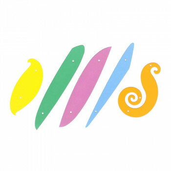 ドラパス ユニカーブ定規 5枚組 14301