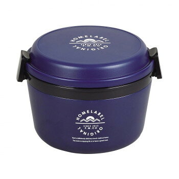 パール金属 ホームレーベル どんぶりランチジャー770 ネイビー HB-4740