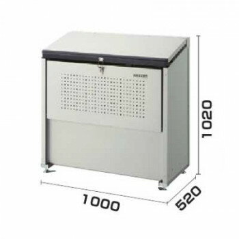 ダイケン ゴミ収集庫 クリーンストッカー 省奥行タイプ 容量400L CKE-1005 [ラッピング不可][代引不可][同梱不可]