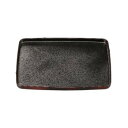 長角竹型盆 すす竹内黒SL(ノンスリップ加工) 50412560