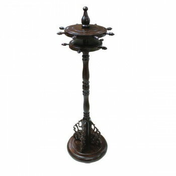 筆掛 黒檀丸型二層 13本掛 MG45